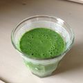 hemo0707's cooksnap of when they made ほうれん草、バナナ、キウイのスムージー.