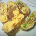のじまさん's cooksnap of when they made 卵焼き★なめたけ＆青ネギ.