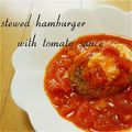 marcy_vn's cooksnap of when they made トマト缶で煮込みハンバーグ～♪♪.