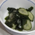 きらり流れ星's cooksnap of when they made キュウリとワカメの酢の物.