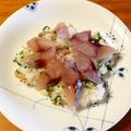つくるお's cooksnap of when they made 鯵寿司丼.