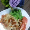 りりり♪'s cooksnap of when they made じゃが芋とハムのガレット.