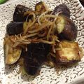 amo♥♥'s cooksnap of when they made 茄子の生姜焼き.