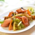 さとみわ's cooksnap of when they made 【間違いなく旨いウインナー野菜炒め！】.