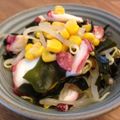 kawaramono's cooksnap of when they made タコともやしのボリューム酢の物.