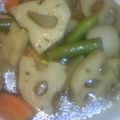 モンスター29's cooksnap of when they made 冷凍野菜で超簡単☆筑前煮！.
