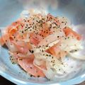 wa☆ko's cooksnap of when they made サーモンのマリネ.