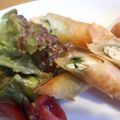 gambee's cooksnap of when they made 簡単～大葉とささみのミニ春巻き！.