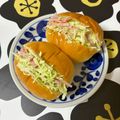 puniＫ's cooksnap of when they made ♥キャベツたっぷりのからしパン♥.