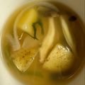 9ma9ma's cooksnap of when they made じゃがいもと椎茸の白だしコンソメスープ。.