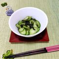ＴＯＭＯ ＹＵ's cooksnap of when they made コレが黄金比！きゅうりとワカメの酢の物☆.