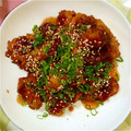 ポパィポパィ's cooksnap of when they made ささみ揚げ♫オイケチャだれの葱ゴマまみれ.