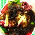 aibongo's cooksnap of when they made トマトもずく酢の物.