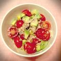 都路里ひよこ's cooksnap of when they made 簡単に☆アボカドのツナサラダ.