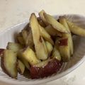 papikun's cooksnap of when they made 簡単☆揚げない大学芋 おやつにどうぞ.