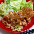 CCC222's cooksnap of when they made カリパリッ！チキンのグリル(和風ソース).