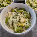 tamispada's cooksnap of when they made ホクホクそら豆と新玉ねぎのチーズ焼き♪.