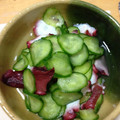 たっぷりみかん's cooksnap of when they made たこときゅうりの酢の物.
