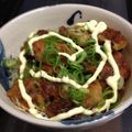 eikoryo's cooksnap of when they made マヨから丼☆　めんつゆでからあげリメイク.