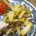 くららか's cooksnap of when they made じゃがいもとひき肉炒め.