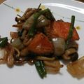 主婦T's cooksnap of when they made ＊シャケと野菜のガーリック炒め＊.