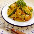m_knpn's cooksnap of when they made エビとアスパラの簡単パスタ.