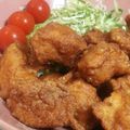 めかにか's cooksnap of when they made 鶏むね肉の竜田揚げ.