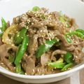 あなぼこ毛布's cooksnap of when they made 安い薄切り牛肉で☆青椒肉絲.