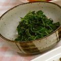 umemodoki's cooksnap of when they made ビタミンＣたっぷり大根菜の胡麻和え.