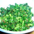 akemiandtt's cooksnap of when they made ☆簡単☆大根葉やかぶの葉でおかか炒め.