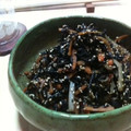 ＋SUN3's cooksnap of when they made ひじきとごぼうのきんぴら風.