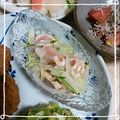 ＴＯＭＯＷＡＴ's cooksnap of when they made 鶏ササミと新玉ねぎのさっぱりサラダ☆.