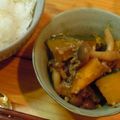 シャモ's cooksnap of when they made カボチャとひき肉の煮付け.