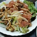 まさしの's cooksnap of when they made 大根のサラダ★ベーコンとキノコソース.