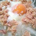 空飛ぶぺんぎん's cooksnap of when they made サラたまで♪ツナと温玉のサラダ♪.