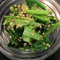 Okalemon's cooksnap of when they made 鉄板◎小松菜のカラシ醤油和え.