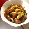 girlest18's cooksnap of when they made ささっと１品。ねぎとこんにゃくの炒めもの.