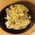 ぽっとぽっとちん's cooksnap of when they made ★きのこと帆立のめんつゆスープパスタ★.