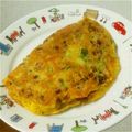 Nya6nya6's cooksnap of when they made 簡単！お好み焼き風納豆入り卵焼き.