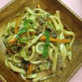 aibongo's cooksnap of when they made キャベツたっぷり ♪ソース 焼うどん ♪.
