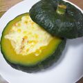 海猿大好きママ's cooksnap of when they made ぼっちゃんかぼちゃで♪かわいいグラタン.
