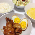 もろみん's cooksnap of when they made めっちゃ簡単！手羽元と卵の甘辛煮.