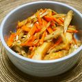 ガメコ's cooksnap of when they made さつま揚げ入り金平ごぼう.
