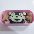 ちもたく's cooksnap of when they made キャラ弁☆ひょっこりくまモン.
