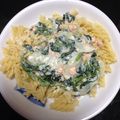 chanlisa's cooksnap of when they made パパっと鮭のクリームパスタ.