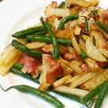 ひよこ・e・'s cooksnap of when they made インゲンとジャガイモのニンニク炒め～♪.