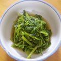 Chisa−Rin's cooksnap of when they made ほうれん草の柚子胡椒＋ポン酢でおひたし.