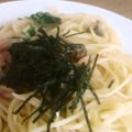 篠雪＊'s cooksnap of when they made ヘルシーなクリーミーたらこスパゲッティ.