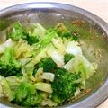 MofeMofee's cooksnap of when they made キャベツとブロッコリーのナムル.