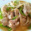 ひきま's cooksnap of when they made 豚肉ともやし炒めポン酢風味.